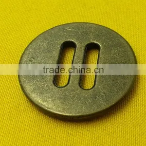 Rectangle Shape Holes Metal Sew-on Button For Jackets -- MS2392 thumbnail-3