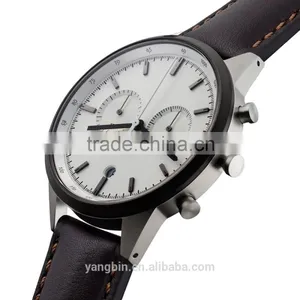 Business Fashion Genuine Leather Wrist Man Watch thumbnail-2
