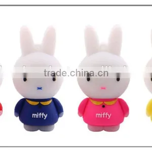 Lovely Custom Rubber Rabbit Shape Buy Wholesale Usb Pen Drive 2.0(PVC-CT854) thumbnail-1