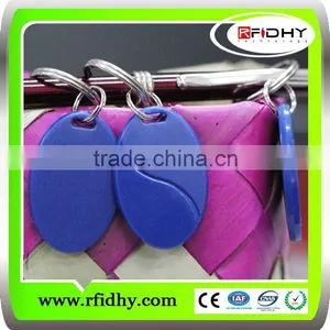 Barcode Keychain Card 125KHz ABS RFID Keyfob(T5567,T5577) With Logo Printing and Laser Number AB03 thumbnail-1