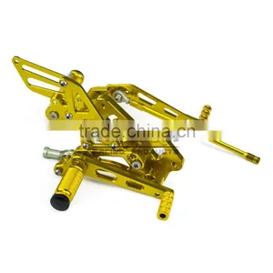 ARS-K6 Customized CNC Aluminium Racing Footrest Peg Motorcycle for Suzuki GSXR 600/750 06-09 thumbnail-2