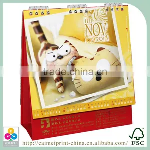 2017 Standing Desk Calendar Printing Manufacturer thumbnail-3
