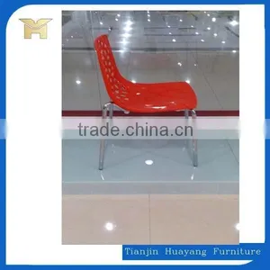 Modern Stacking Plastic Chair Without Arm ,cafe Chair HYH-9108 thumbnail-3
