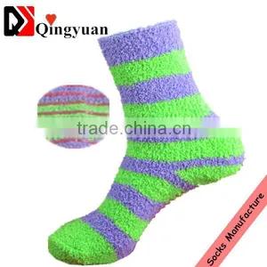 Women Indoor Nonslip Microfiber Socks thumbnail-1