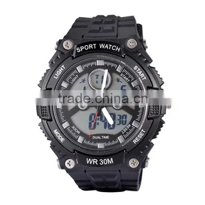 2016 Men's Quartz Digital Watch Men Sports Watches Relogio Masculino S Shock Relojes LED Military Waterproof Wristwatches thumbnail-1
