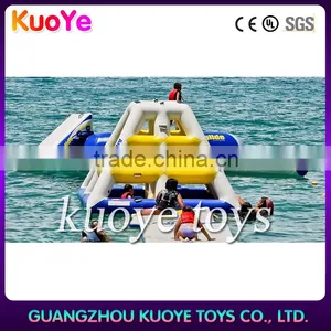 Inflatable Jungle Jim,floating Inflatable Equipment,inflatable Water City thumbnail-1