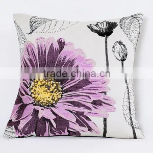 PLUS Beautiful Flower Home Decor Sofa Cushion Cover, OEM Colorful Pillowcase thumbnail-6