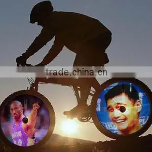 Programmable 216LED 100pictures Bicycle Wheel Led Spoke Light Quality Choice thumbnail-1