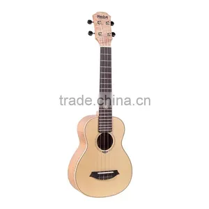 High Quality Concert/tenor Ukulele,solid Spruce Top and Flame Manhogany Back,factory Wholesale thumbnail-1