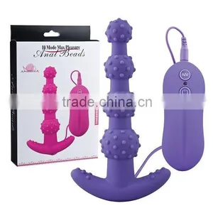 10 Mode Max Pleasure Anal Beads Vibrating Silicone Sex Toys For Adult thumbnail-3