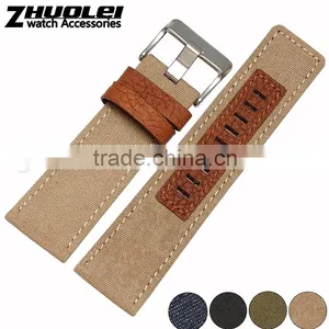 26mm High Quality Nylon Watch Strap With Stainless Steel Buckle Wholesale 3PCS thumbnail-2