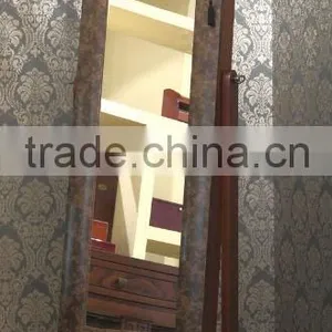 Jewelry Cabinet With Full Length Mirror thumbnail-1