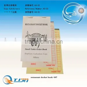 Restaurant Docket Book(small Table Order Book),take Away Docket Book, thumbnail-1