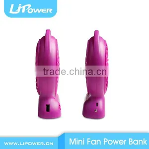 2015 Special Christmas Gift USB Mini Fan Power Bank for Cellphone thumbnail-2