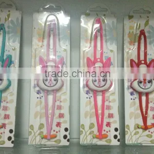 Newest Lying Prone Pink Silicone Rabbit Quartz Kids Wristwatches With CE thumbnail-1