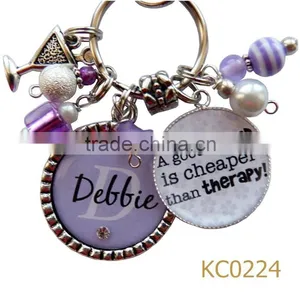 Hot Selling Products in China Cross Souvenir Metal Keychain Maker thumbnail-1