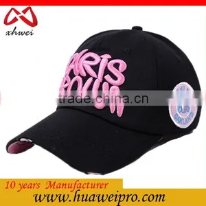 Hot Sale Breathable Cotton Hats Custom 6-Panel Golf Cap Unisex thumbnail-5
