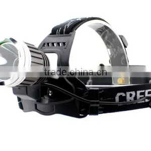 High Power Aluminum 2 LED Rechargeable Headlamp thumbnail-4