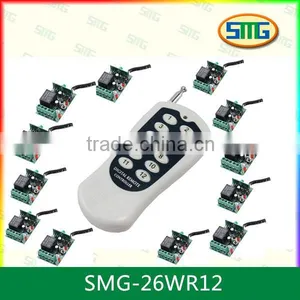 SMG-801 315/433mhz 6 in 1 Remote Control/1 Controller Pair 6 Pcs Remote Transmitter thumbnail-5