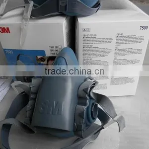 3M 7502 Mask Half Face Mask 3M Chemical Gas Mask Mining Anti Gas Mask thumbnail-1
