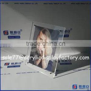 Yageli Factory High Clear Two Side Large Acrylic Cube Photo Frame 2016 thumbnail-1