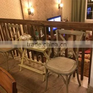 Wood Cross Back Chair for Garden and Wedding thumbnail-4