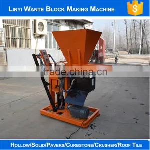 Wante Machinery Small Size WT1-25 Interlocking Brick Making Machine, Block Making Machine thumbnail-3