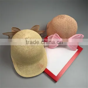 Natural Raffia Crochet Summer Straw Hat,Straw Sun Hat thumbnail-2