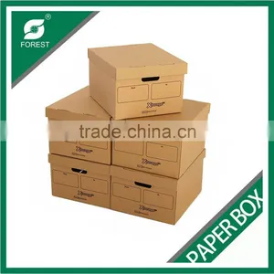 COLOR PRINTING BROWN KRAFT PAPER PACKAGING BOX thumbnail-6