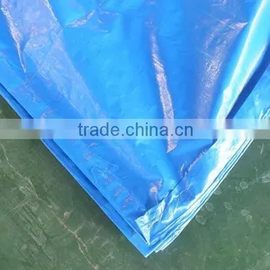 Blue Tarpaulin High Density Polyethylene Leno Woven Fabric Double Gblue Custom Size All Purpose Truck/boat Outdoor Cover China thumbnail-2