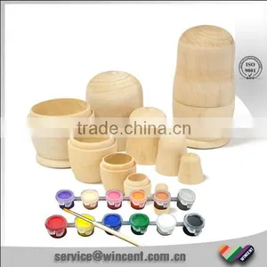 Gift Wood DIY Drawing Russian Matryoshka Doll thumbnail-1