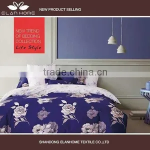 100% Cotton 133*72 Luxury Reactive Printing Bedding Set thumbnail-1