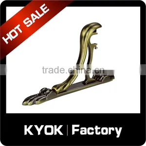 KYOK Package Of 2 Curtain Rail Rod Support Bracket Black Metal 28mm,Home Decoration Fancy Curtain Accessories thumbnail-5