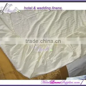 Fitted Sheets, Stripe Fitted Bed Sheets for Hotels, Motels--with Skirting Walls thumbnail-1
