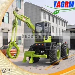 Agricultural Sugar Cane Loading Equipment/long Arm 4 Wheels Sugar Cane Loading Machine thumbnail-1