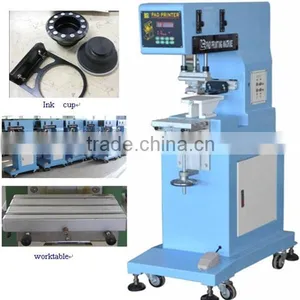 Penumatic 1 Color Closed Ink Cup Golf Ball Pad Tampo Printing Machine thumbnail-2