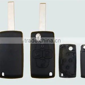 Best Price Key Cover Citroen For Peugeot 1007 Citroen C8 4 Button 407 Remote Flip Key Cover thumbnail-1