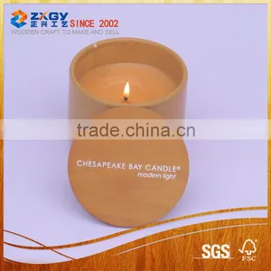 MDF Wood Lid for Candle Jar thumbnail-1