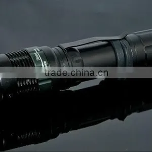Power Style Cree LED Flashlight Waterproof Torch With Metal Hook LED Professional Lighting thumbnail-1