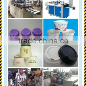 Automatic Lid Forming Machine for All Cups/low Price Machine for Lids Making thumbnail-1
