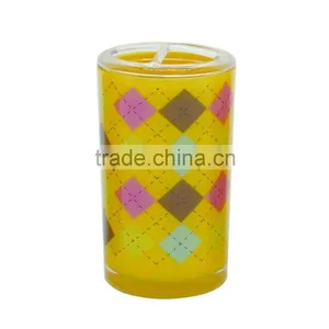 Double Wall Yellow Plastic Toothbrush Holder With Cheap Price thumbnail-1