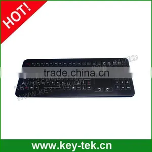 IP68 Waterproof Desktop Silicone Medical Keyboard With Integrate Touchpad thumbnail-1