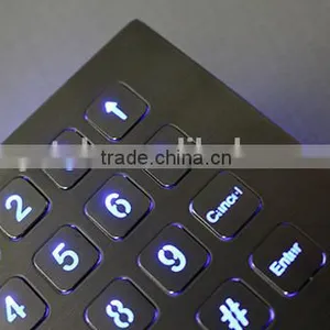 12 Keys Metal Keypad Entry With Rear Panel Mounting thumbnail-3