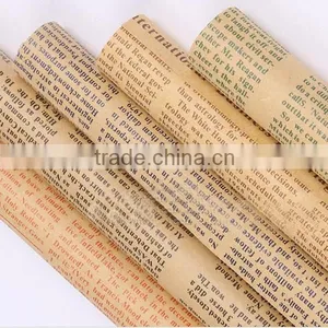 2016 Best Selling Flower Wrapping Paper Printed Kraft Paper thumbnail-6
