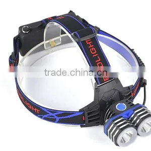 IP65 IP Rating and LED Light Source Rechargeable Led Headlamp thumbnail-4