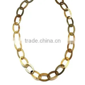 Eco-friendly High Quality Nice Brown Water Buffalo Horn Necklace Jewelry From Vietnam thumbnail-1