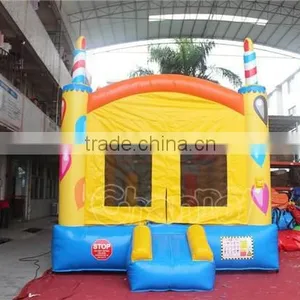 Inflatable Birthday Cake Castle, Inflatable Cake Bouncer Castle, Inflatable Jumping Castle Supplier's Choice thumbnail-1