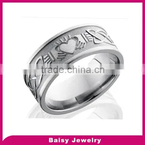 China Popular Customized Titanium Rings for Men Jewelry thumbnail-1