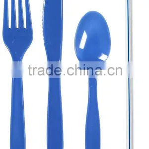 "Disposable Tableware Manufacturer " High Quality Clear PP Disposable Plastic Cutlery for Airline and Hotel thumbnail-2