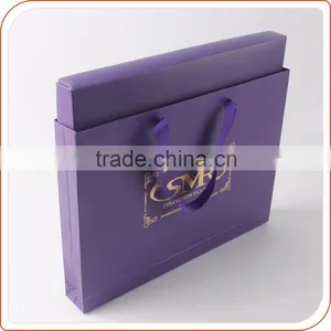Feet Lock no Glue Flat Gift Box Clothes Packaging Plain Paper Box Supplier's Choice thumbnail-3